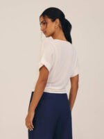 Blusa Jô Linho e Viscose OffWhite