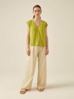 Calça Pantalona Sal Areia