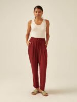 Calça Espuma Bordeaux