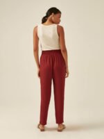 Calça Espuma Bordeaux