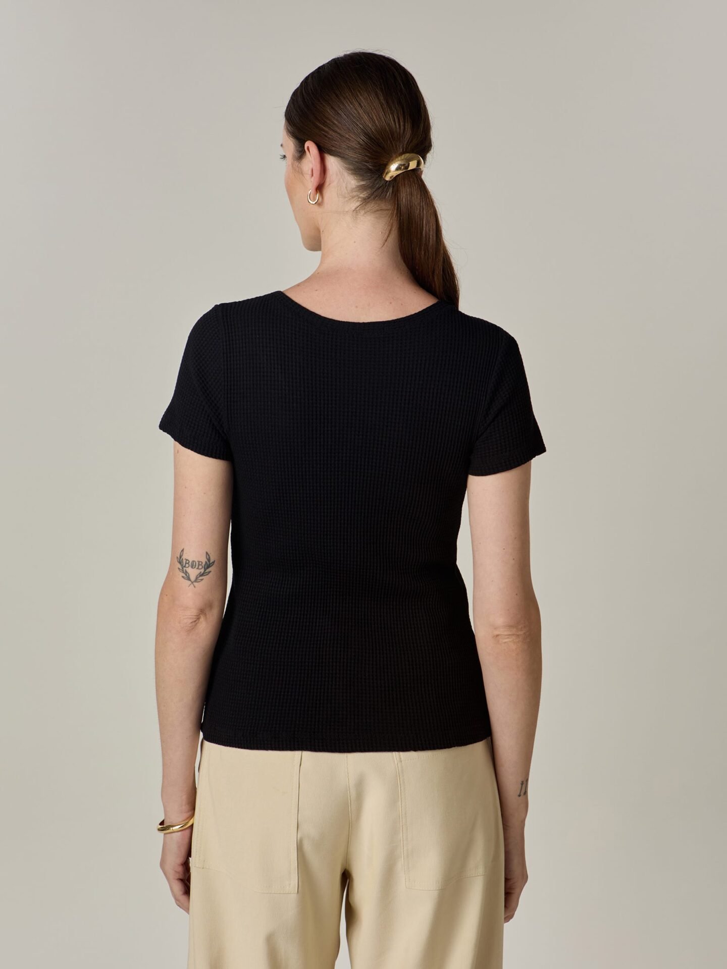 Blusa Voa Viscose Sustentável Preto