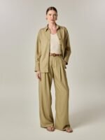 Calça Austrália Linho e Viscose Khaki