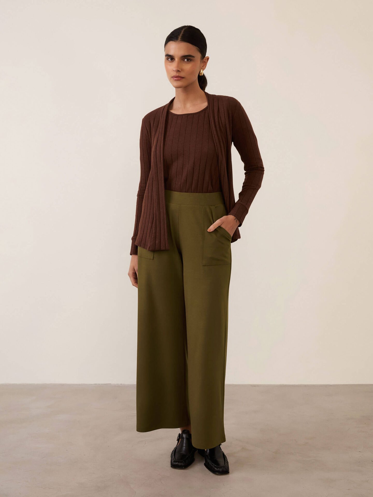 Calça Bis Viscose Sustentável Verde