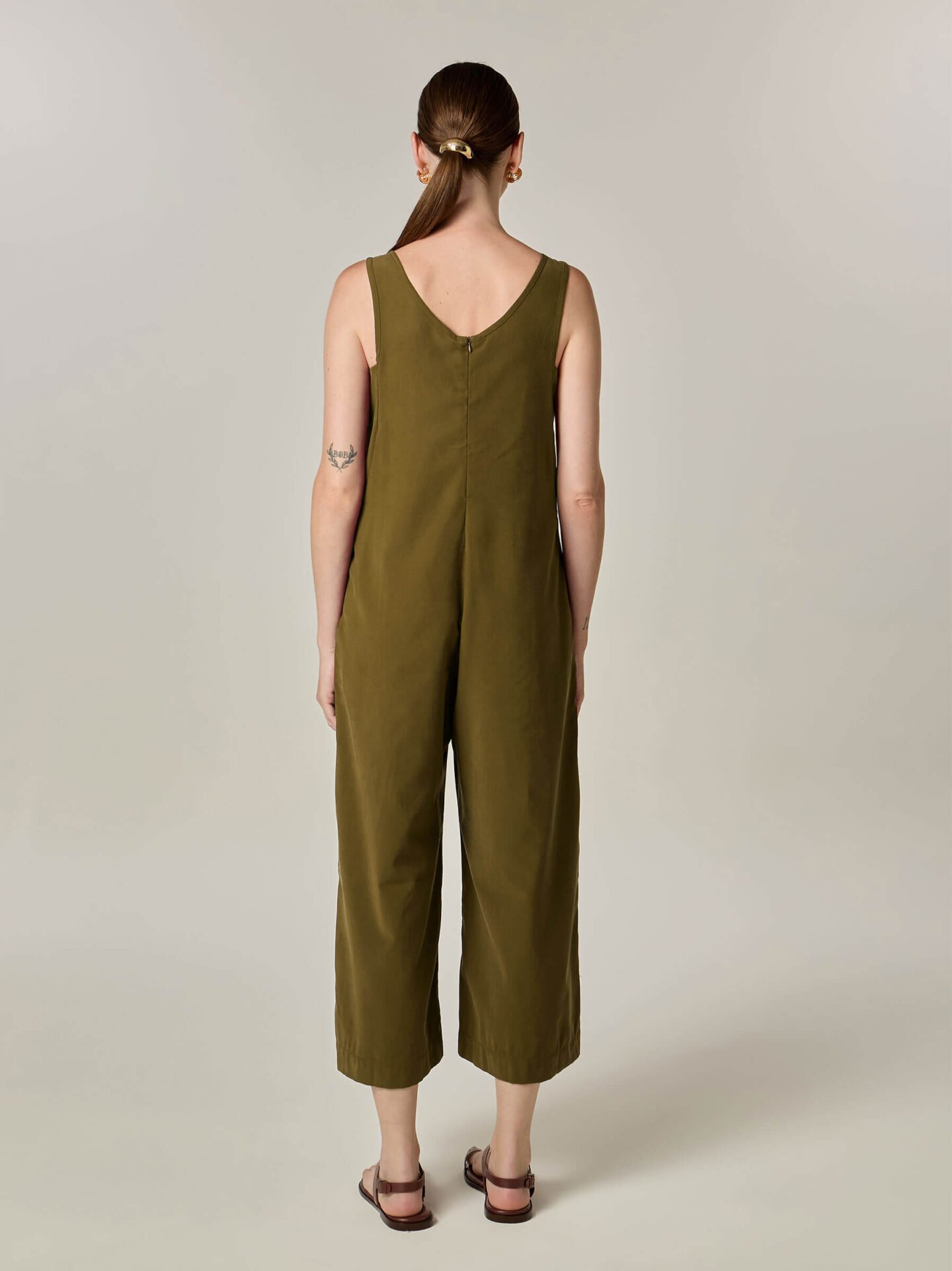 Macacão Rocha em Viscose Verde