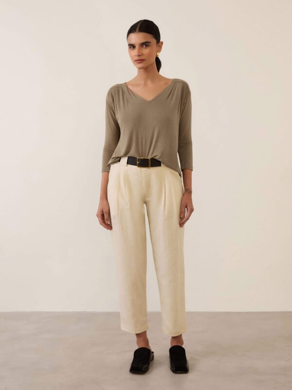Calça Alfaiataria Luxor Aveia