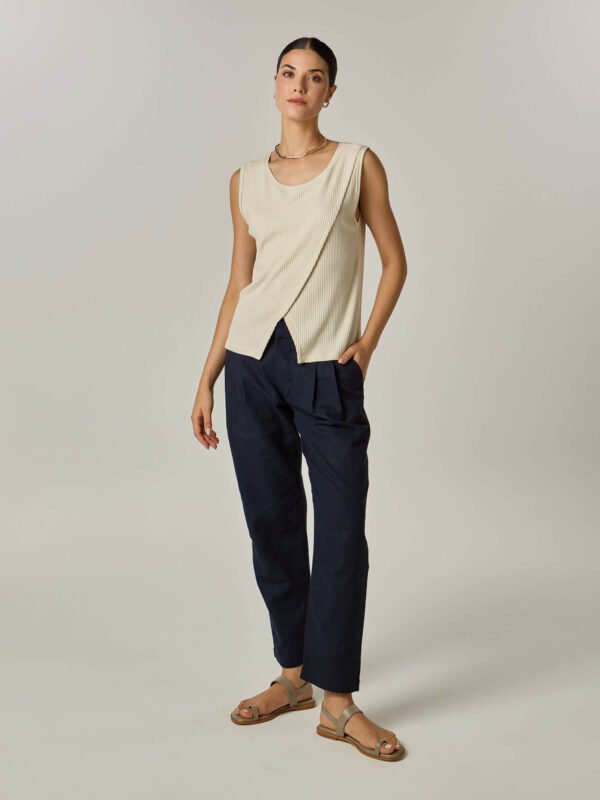 Calça Alfaiataria Luxor Azul Marinho