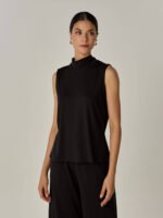 Regata Bis Viscose Sustentável Preto