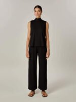 Regata Bis Viscose Sustentável Preto