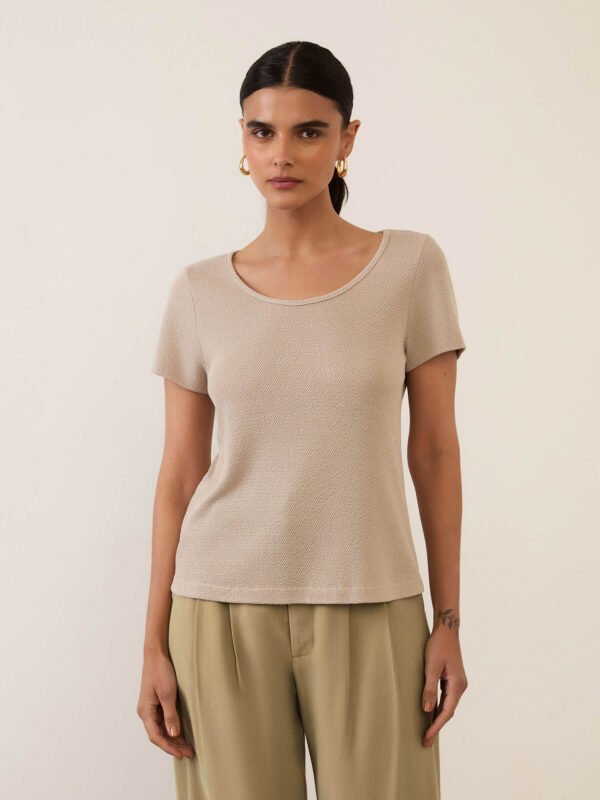Blusa Abajour Areia