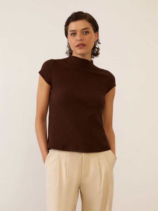 Blusa Petit Algodão Sustentável Marrom
