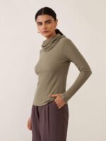 Blusa Polén Viscose Sustentável Khaki
