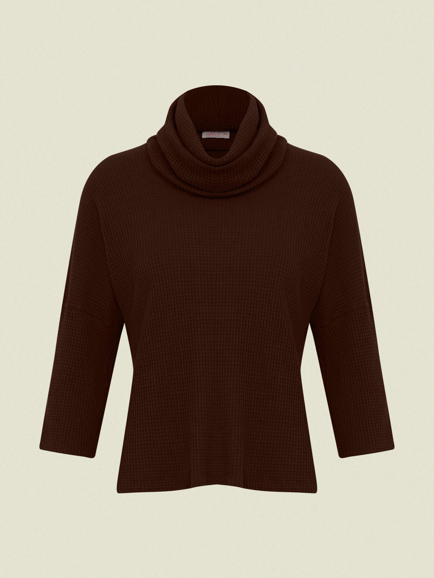 Blusa Retângulo Algodão Sustentável Marrom