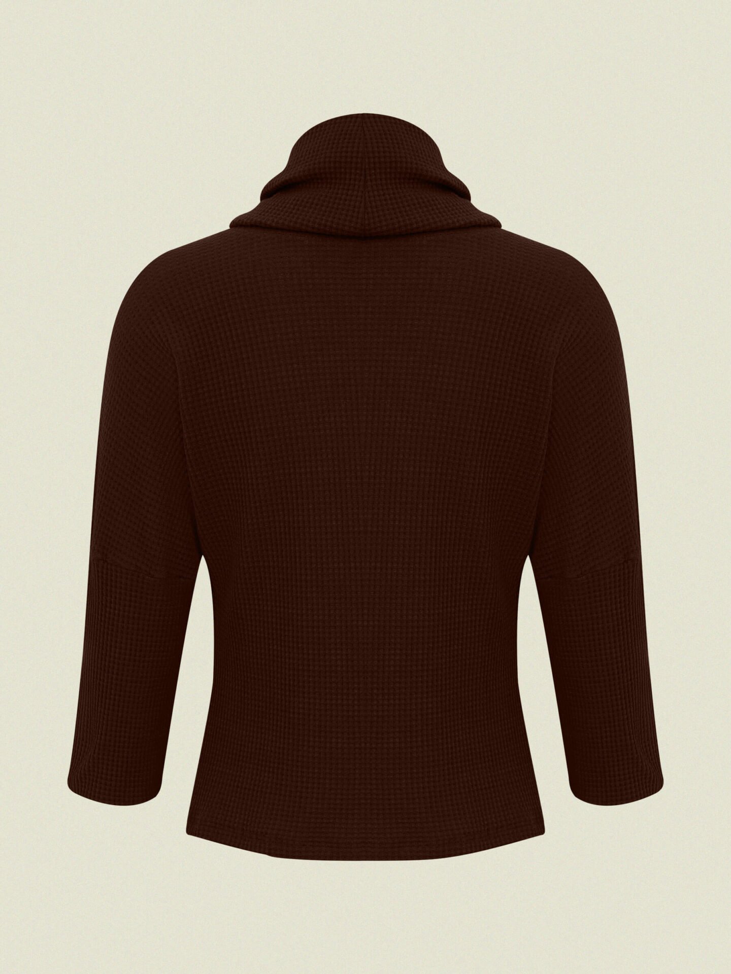 Blusa Retângulo Algodão Sustentável Marrom