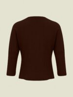 Blusa Retângulo Algodão Sustentável Marrom