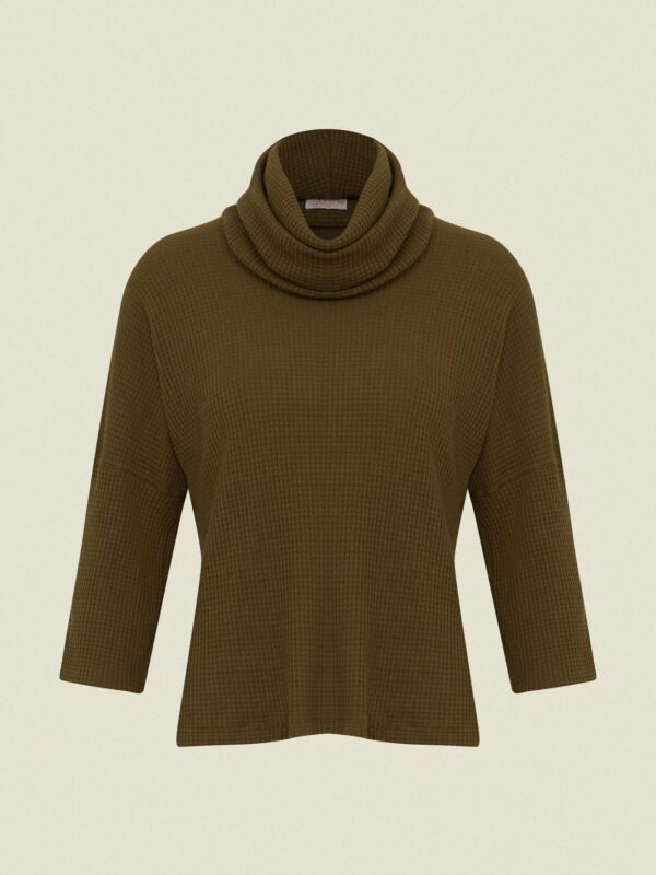 Blusa Retângulo Algodão Sustentável Verde