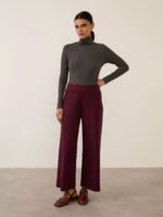 Calça Bis Viscose Sustentável Berinjela