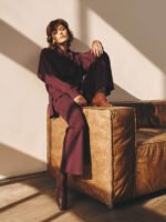Calça Bis Viscose Sustentável Berinjela