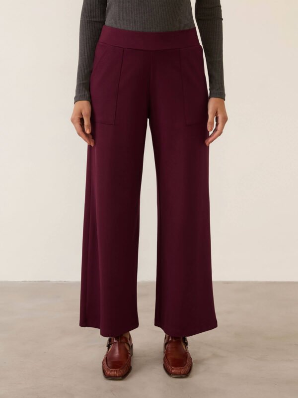 Calça Bis Viscose Sustentável Berinjela