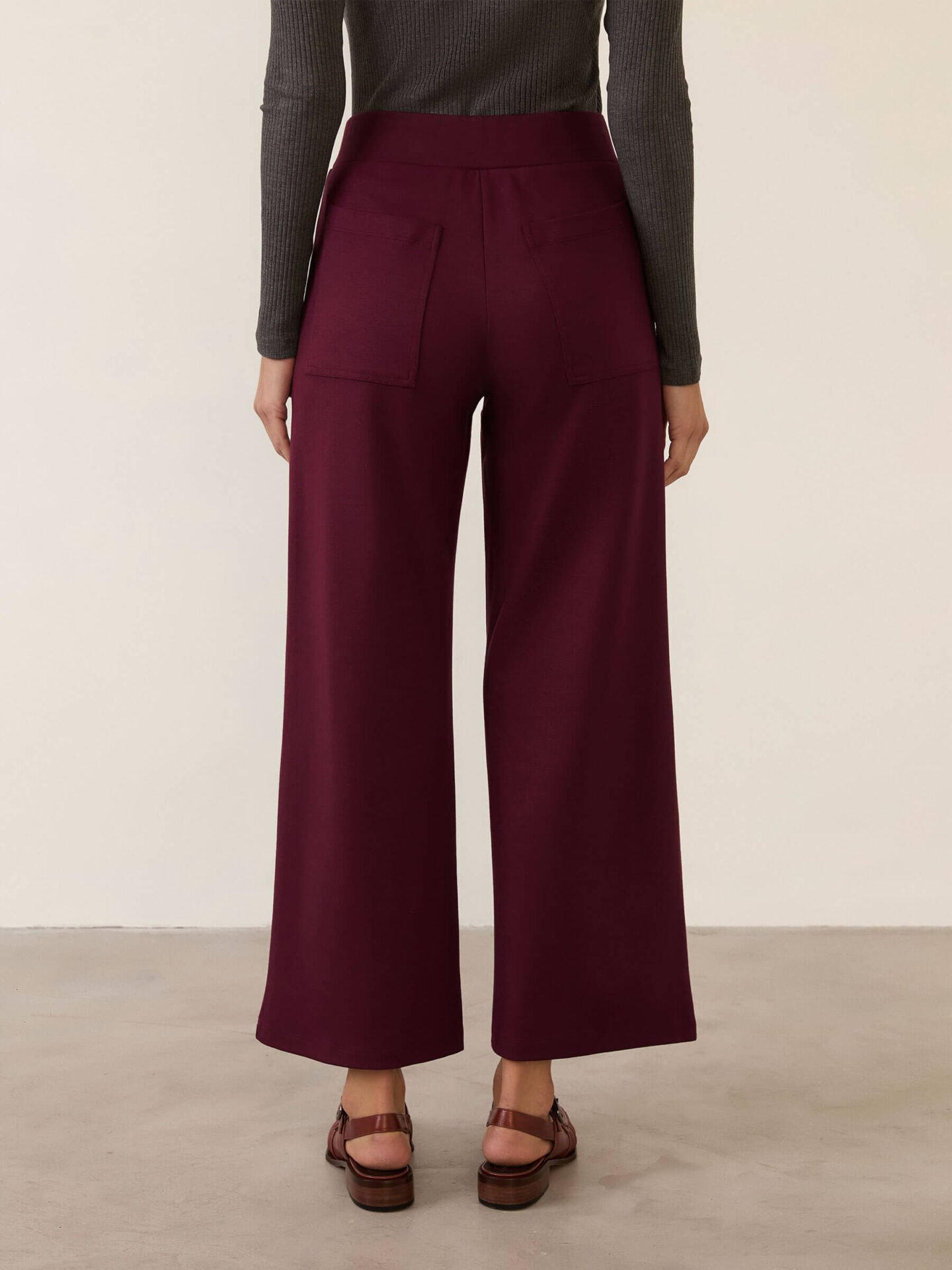 Calça Bis Viscose Sustentável Berinjela