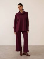 Calça Bis Viscose Sustentável Berinjela