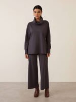 Calça Bis Viscose Sustentável Cinza