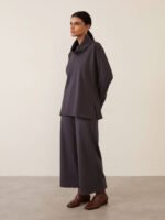 Calça Bis Viscose Sustentável Cinza