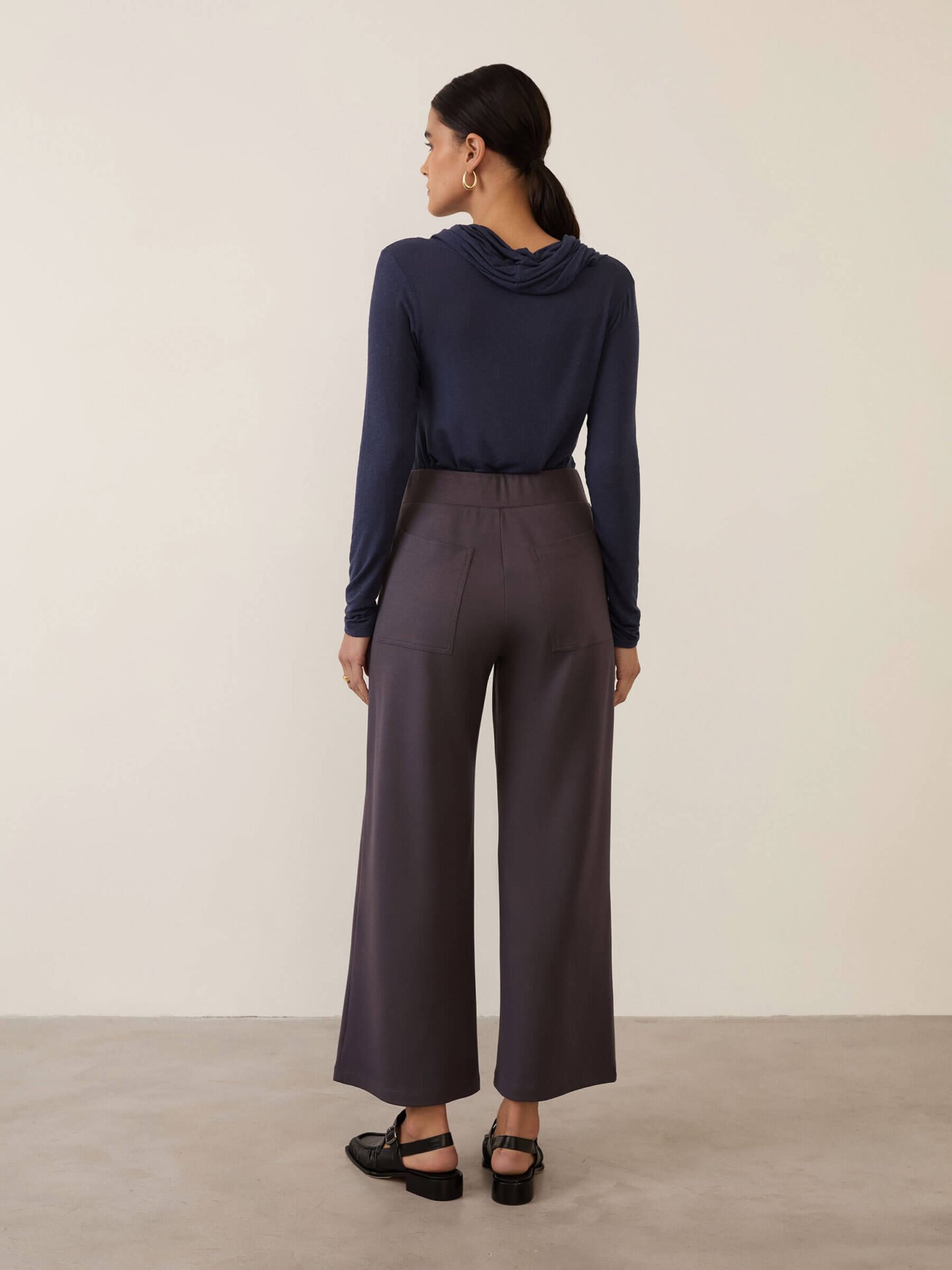 Calça Bis Viscose Sustentável Cinza