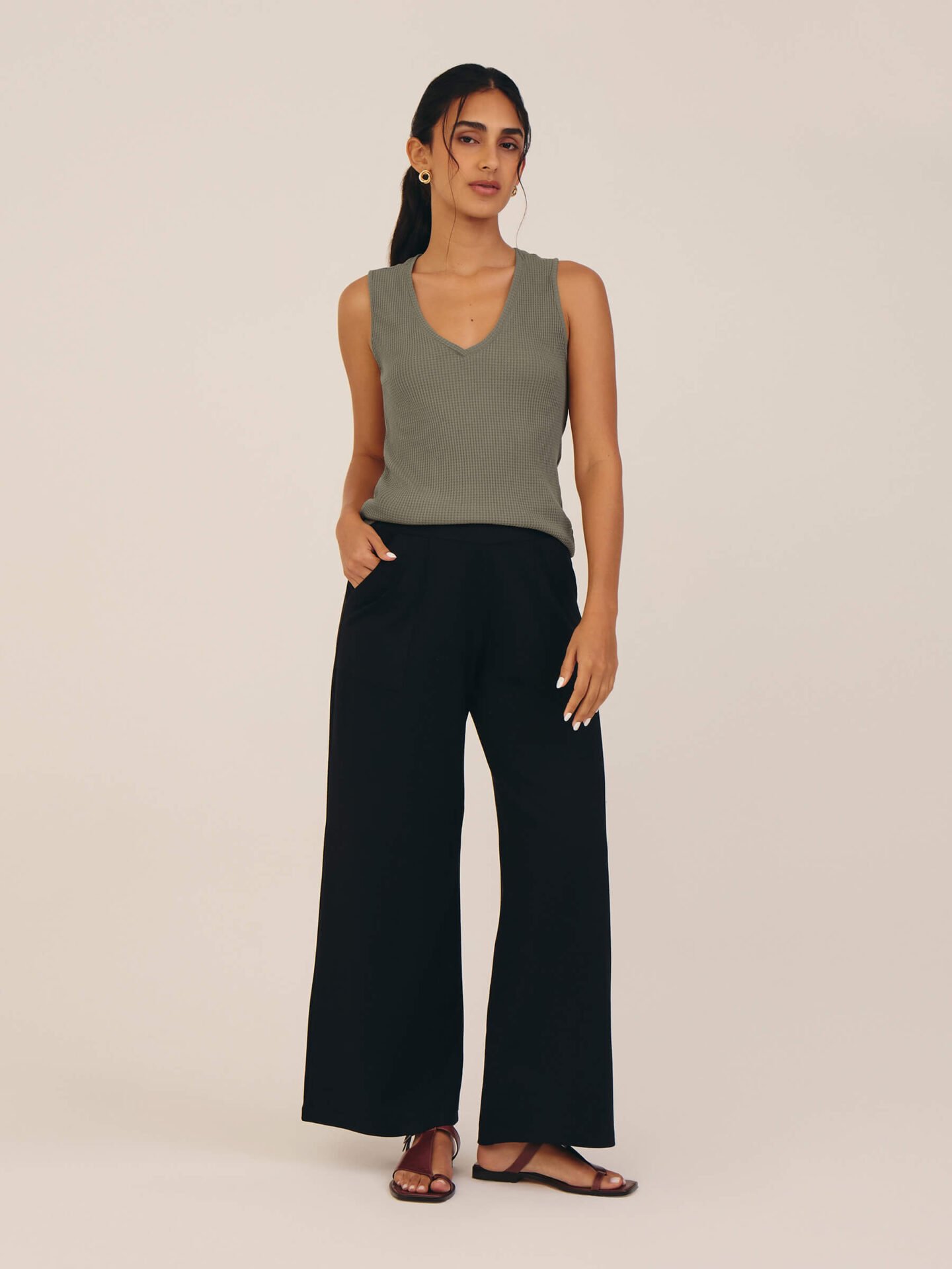 Calça Bis Viscose Sustentável Preto