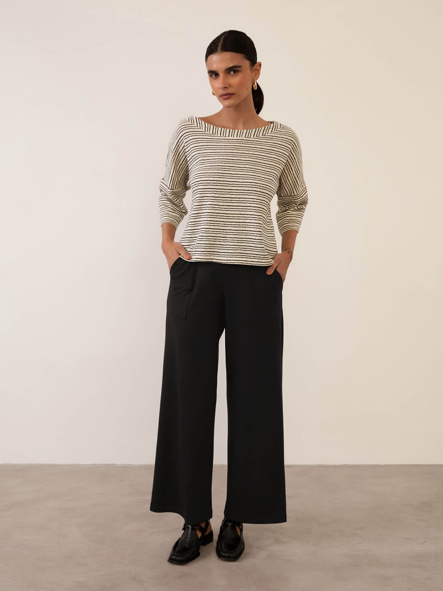 Calça Bis Viscose Sustentável Preto
