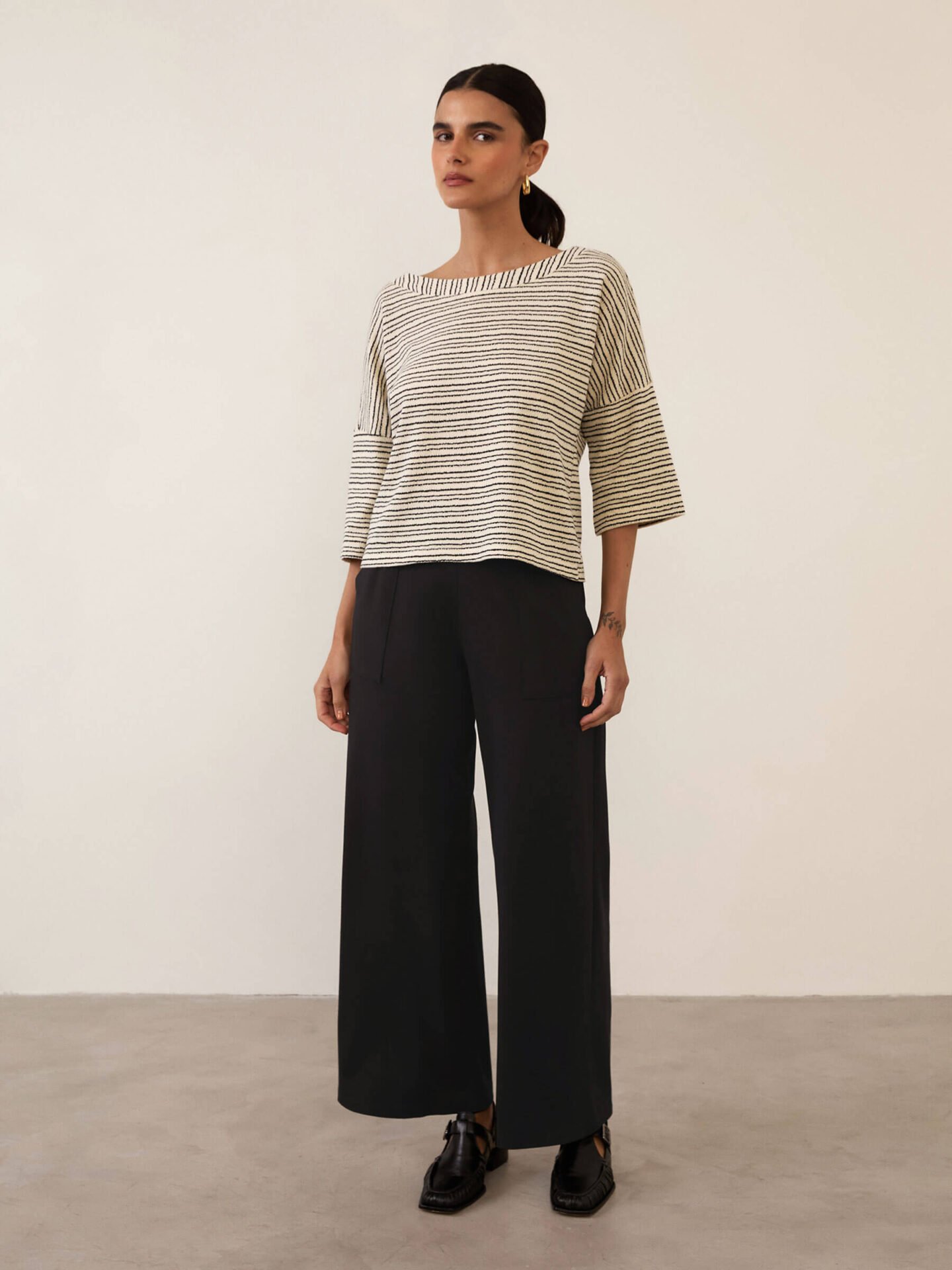 Calça Bis Viscose Sustentável Preto