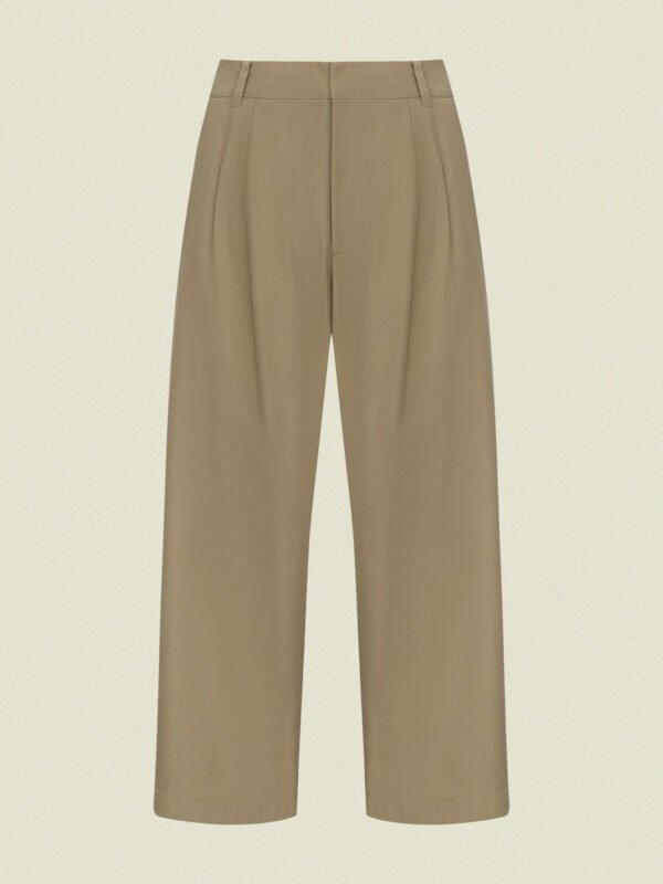Calça Pantacourt Khaki