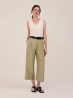 Calça Pantacourt Khaki