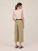Calça Pantacourt Khaki