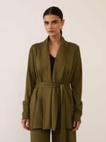 Casaco Bis Viscose Sustentável Verde