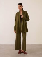Casaco Bis Viscose Sustentável Verde