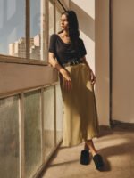 Saia Beira Khaki