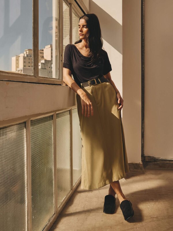 Saia Beira Khaki