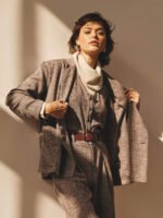 Blazer Mescla Marrom
