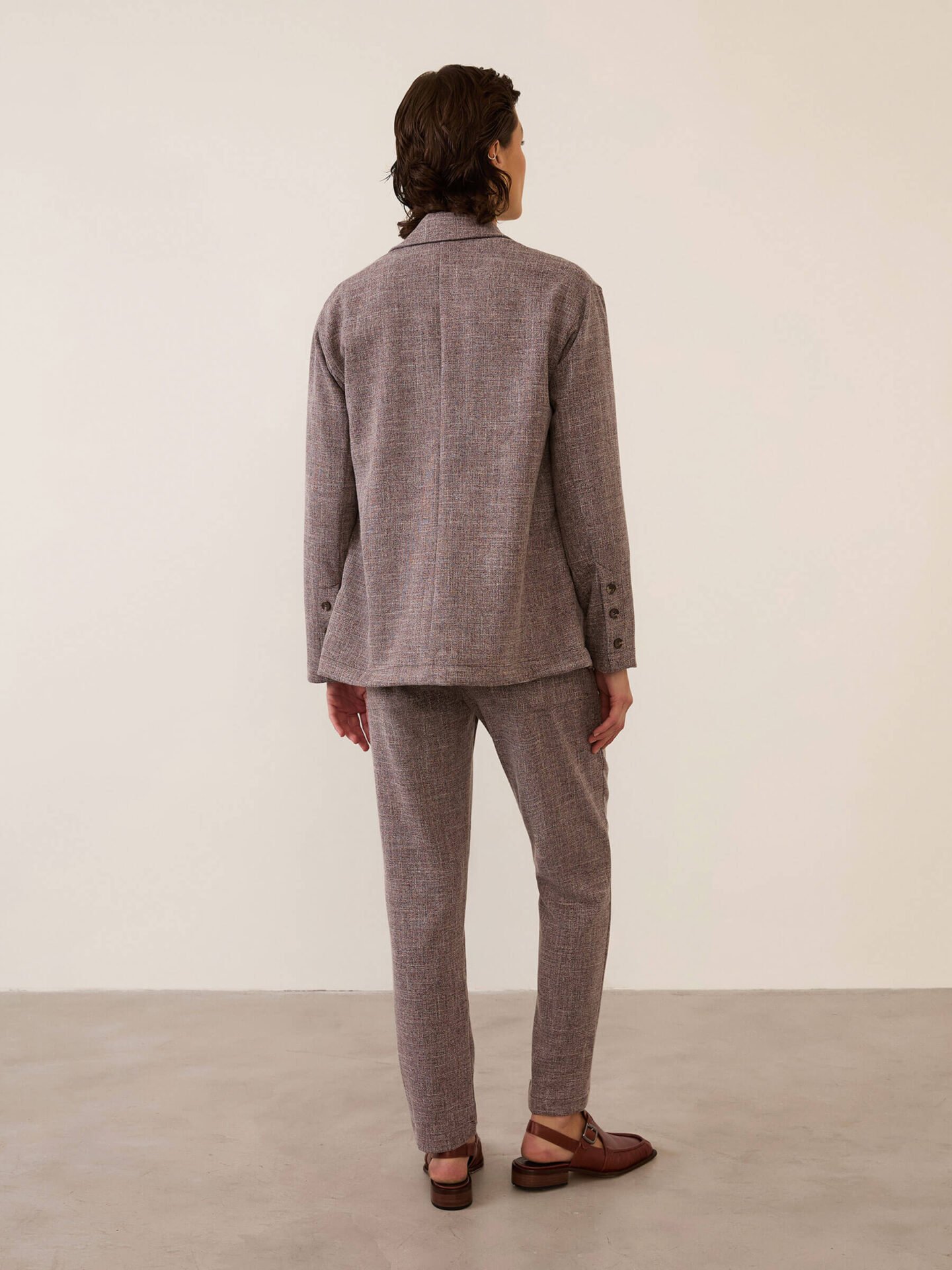 Blazer Mescla Marrom