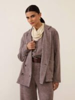 Blazer Mescla Marrom