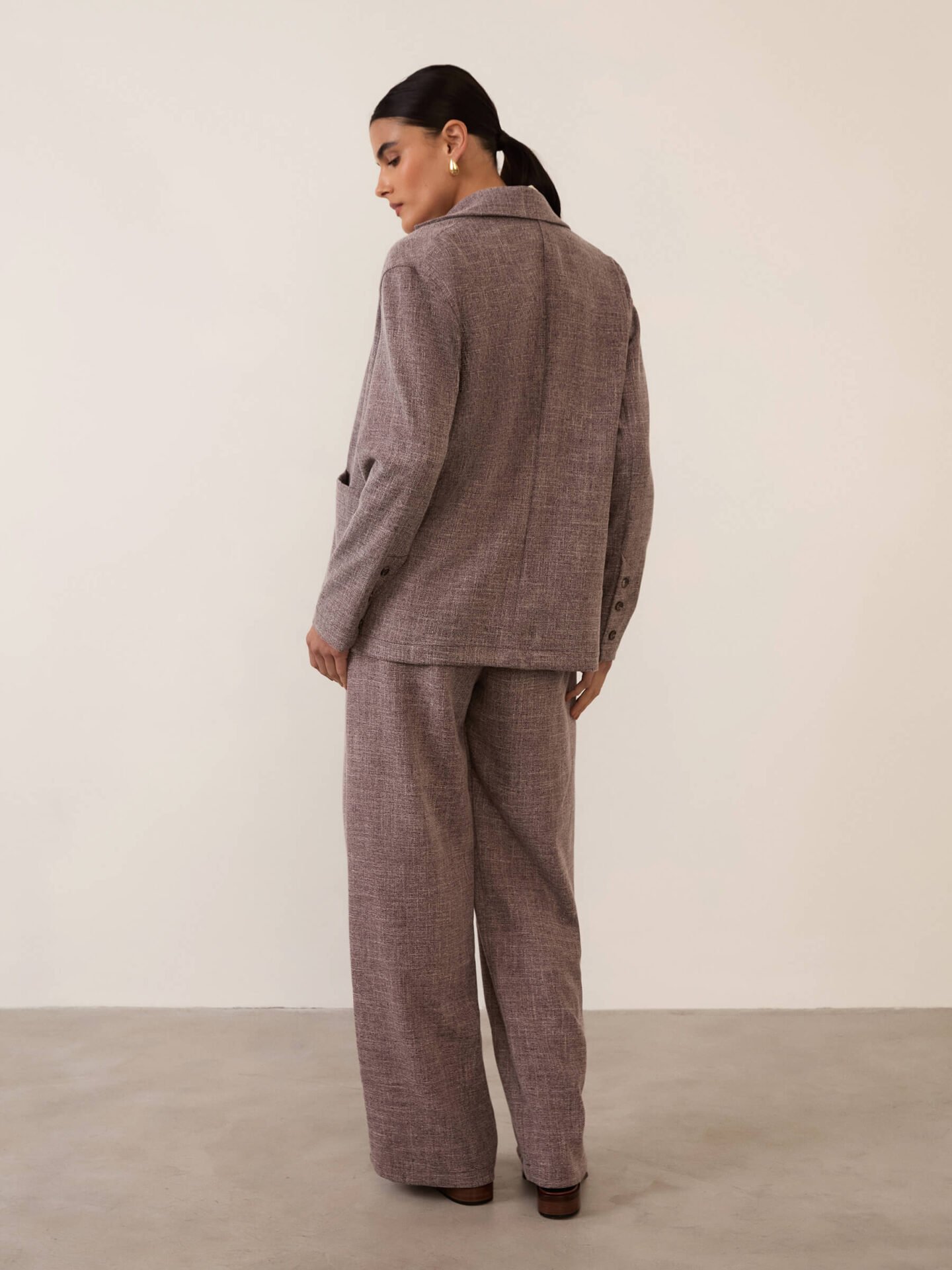 Blazer Mescla Marrom