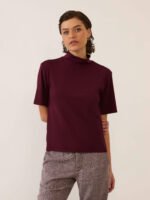 Blusa Artista Viscose Sustentável Berinjela
