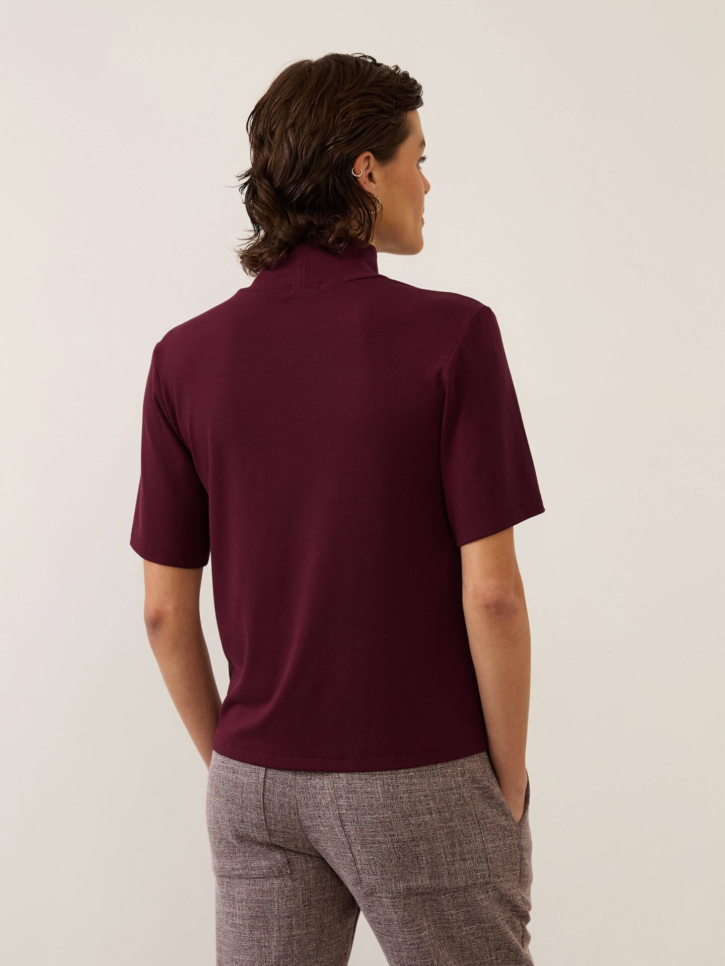 Blusa Artista Viscose Sustentável Berinjela