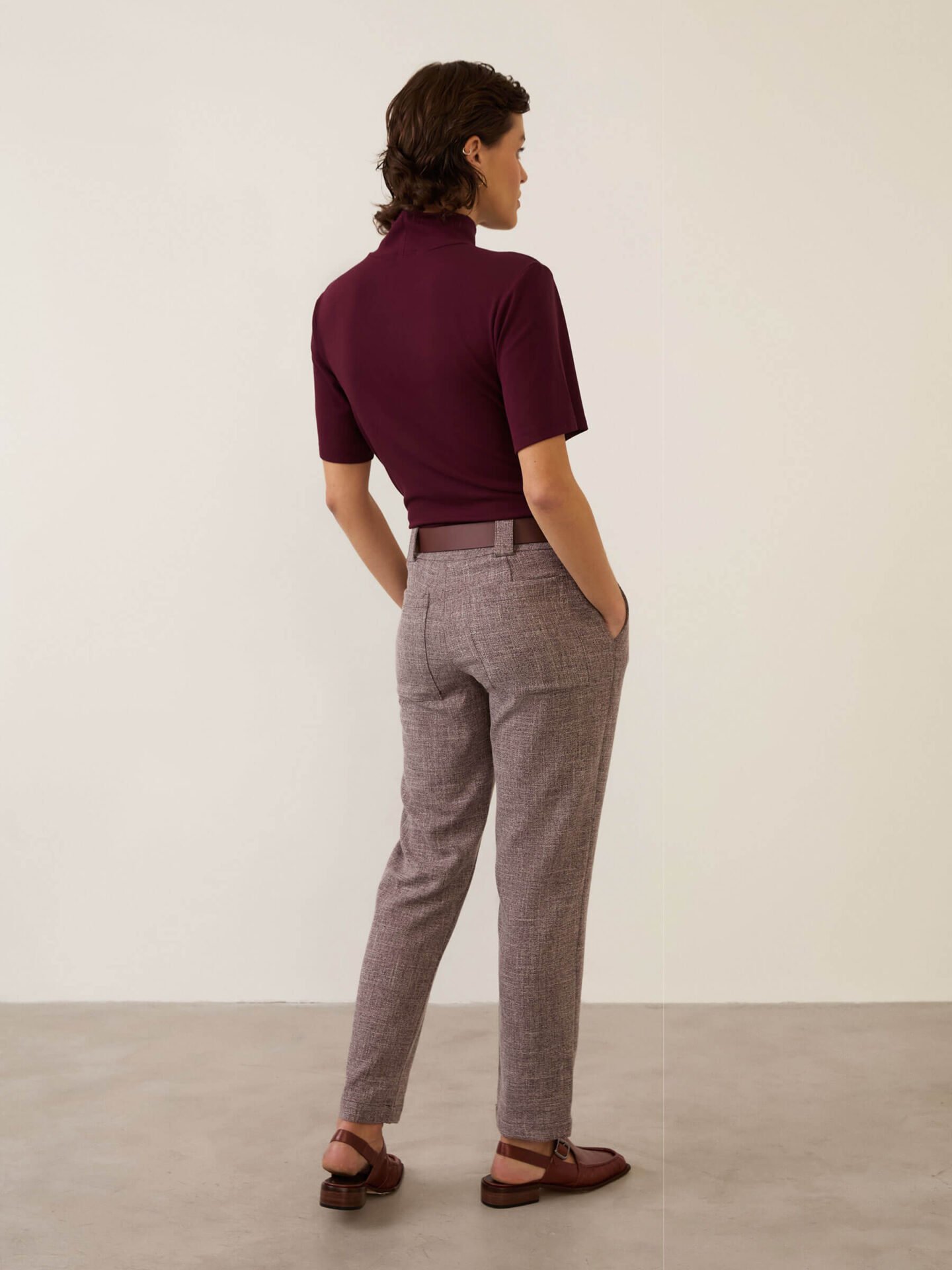 Blusa Artista Viscose Sustentável Berinjela