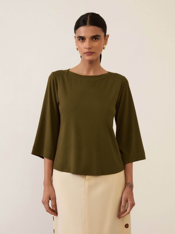 Blusa Canoa Verde