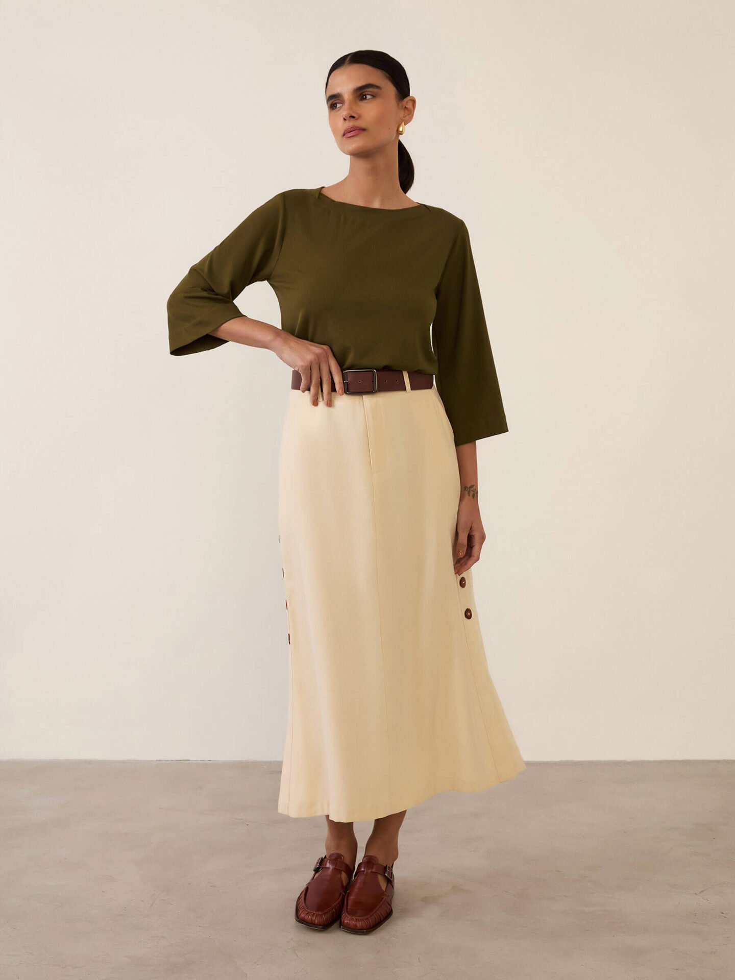 Blusa Canoa Verde
