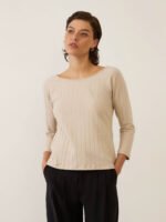 Blusa Carvalho Canelado Gelo