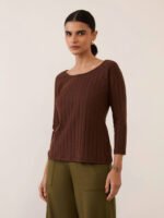 Blusa Carvalho Canelado Marrom