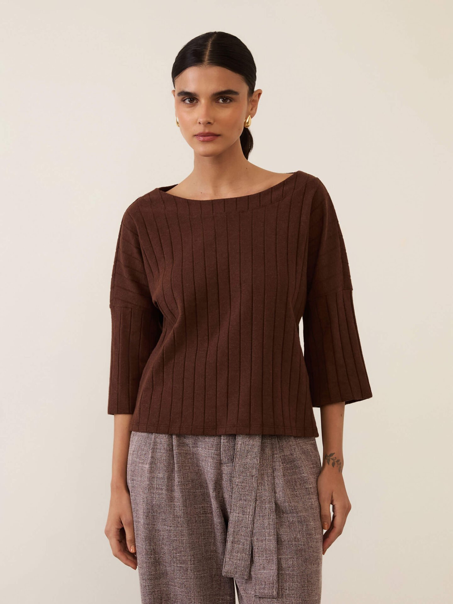 Blusa Jangada Marrom