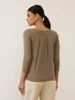 Blusa Marola 7/8 Khaki